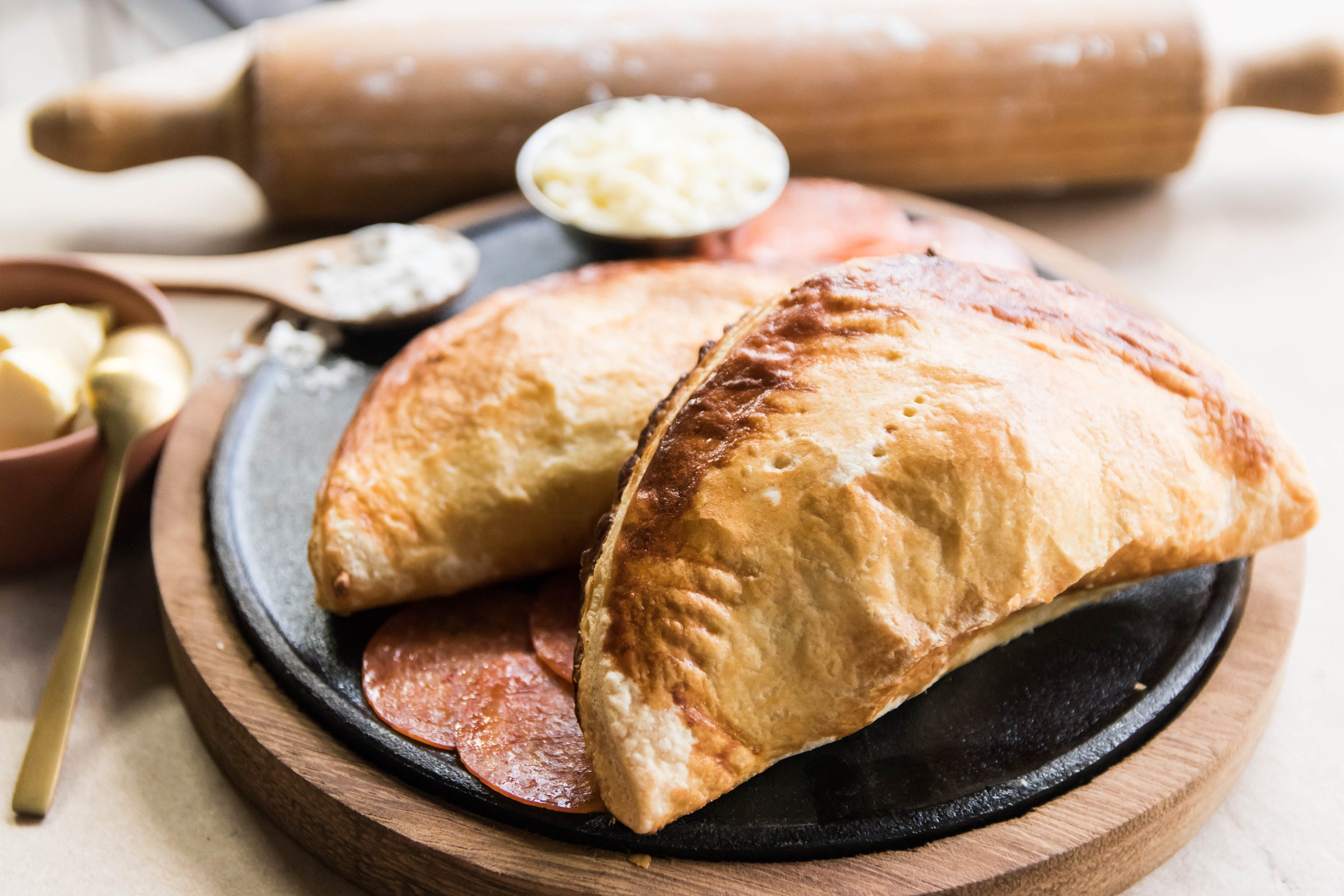 Paste de Pepperoni con queso La Nonna Mia