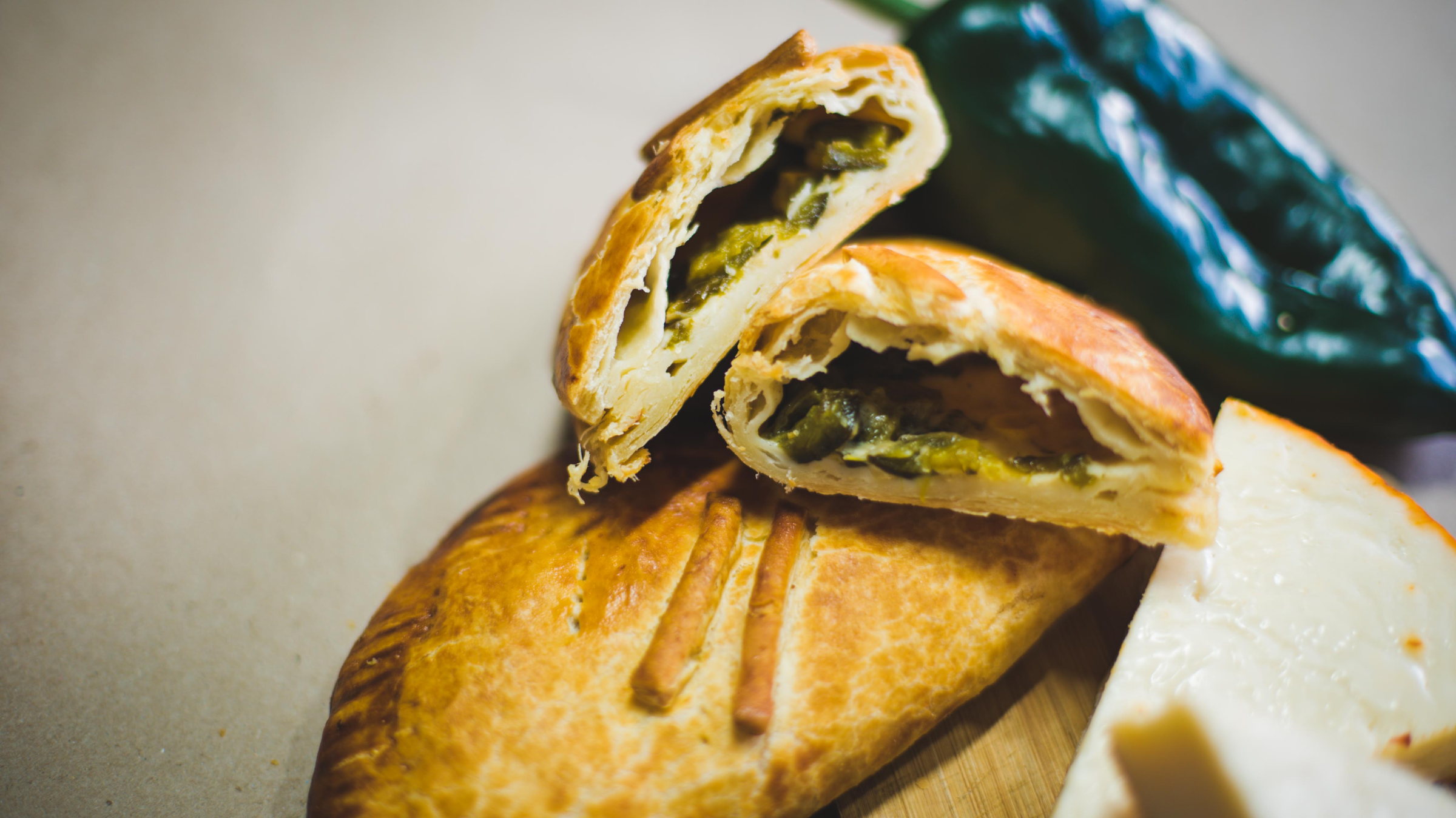 Paste de Rajas con queso La Nonna Mia